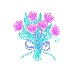 Free book club clipart neon standing design